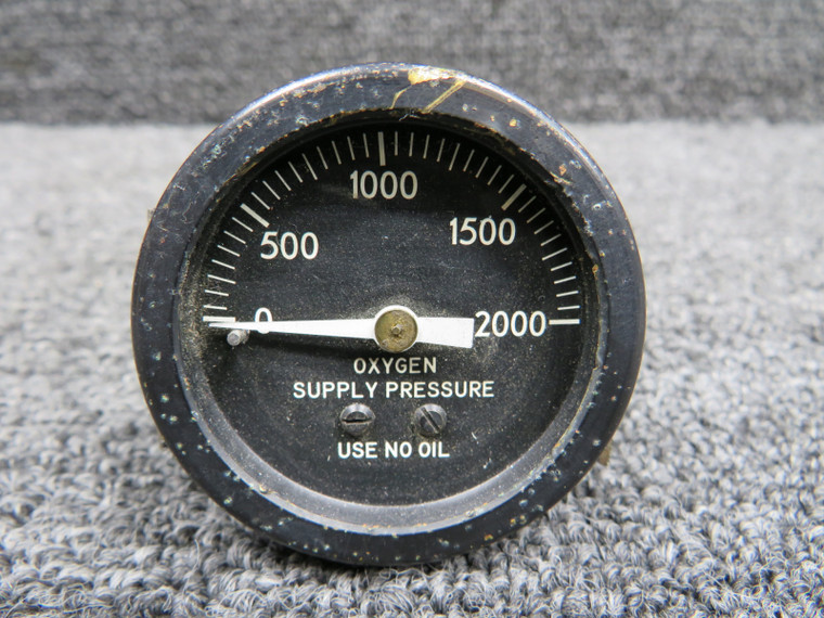 800435 Oxygen Supply Pressure Gauge (Missing Face Screen)