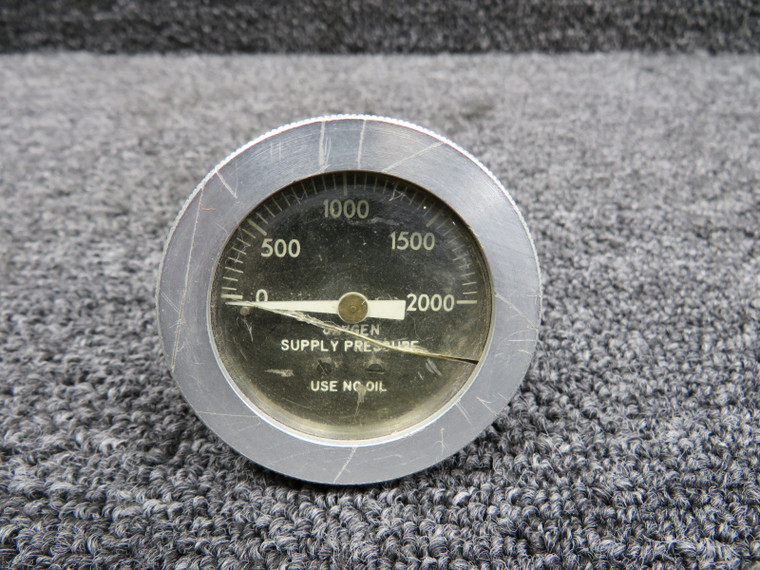 800435-00 Oxygen Supply Pressure Gauge (Cracked Screen)