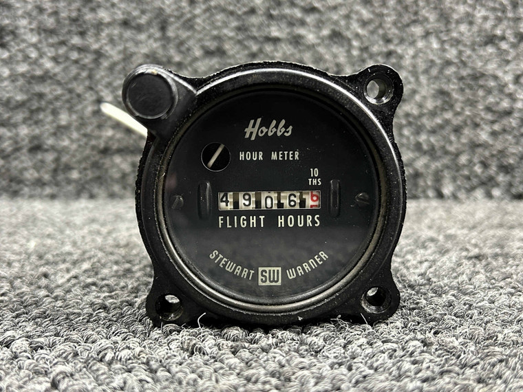 S1498-1 (Use: 6597148-1) Stewart Warner Hobbs Hour Meter Indicator (H: 4906.60)