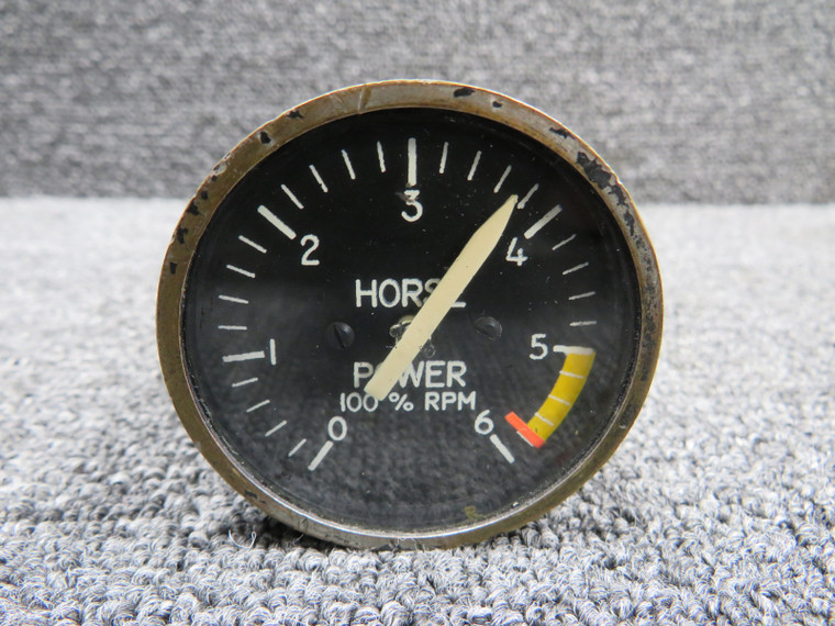 197-M (Alt: 6850302-505) Aeromotive Horsepower Indicator (Worn) (26V)