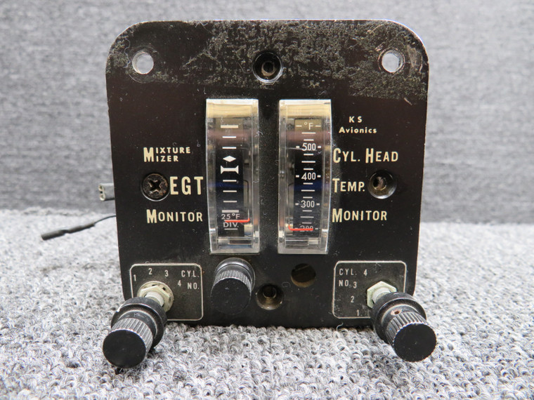 A601 KS Avionics Exhaust Gas and Cylinder Head Temperature Indicator (14V)