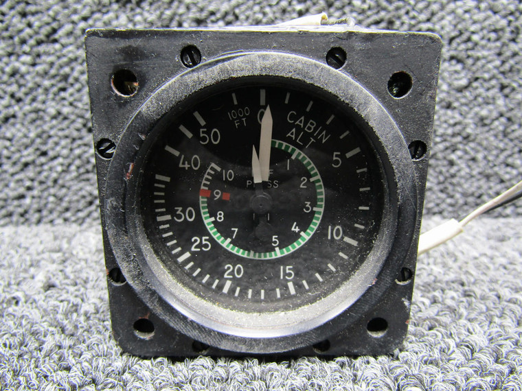 55035-1153 (Alt: 45AS86831-3) Aerosonic Cabin Altitude Indicator, Lighted