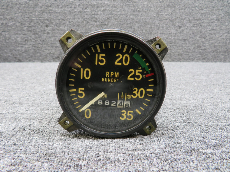 819945 Stewart-Warner Recording Tachometer (Hours: 1882.48) (Faded Numbers)