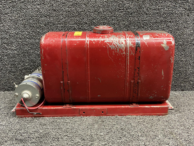 DFS-10, 8000-151-296BX Shurflo Smoke Oil Tank Assembly with Pump and Supports