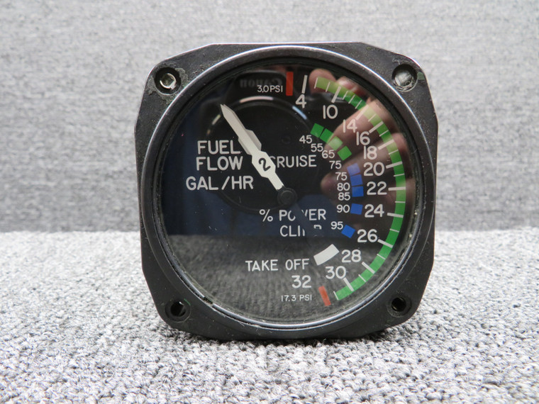 6222 United Instruments Dual Fuel Flow Pressure Indicator (Code: G.5)