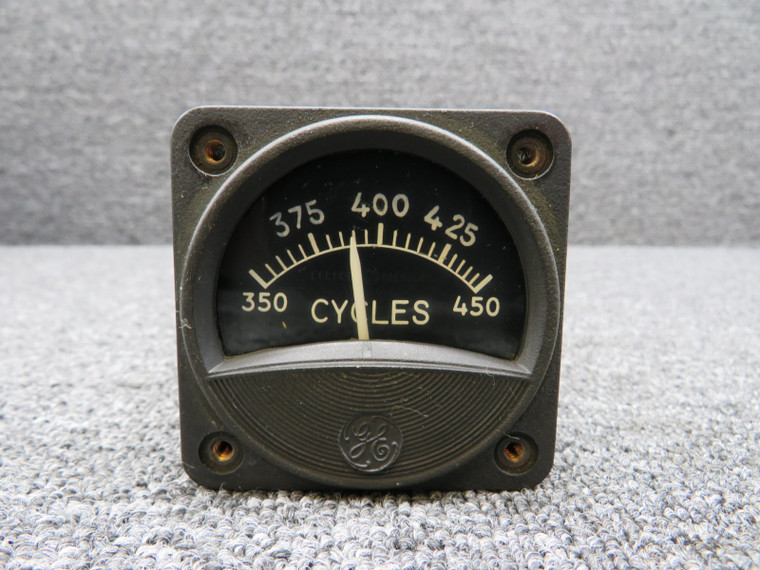 8AW59FAC1 General Electric Cycles Frequency Indicator (Range: 350-450 CY) (120V)
