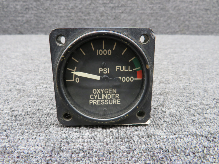 27-83002-1 Swearingen Oxygen Cylinder Pressure Indicator (Chipped Mount)