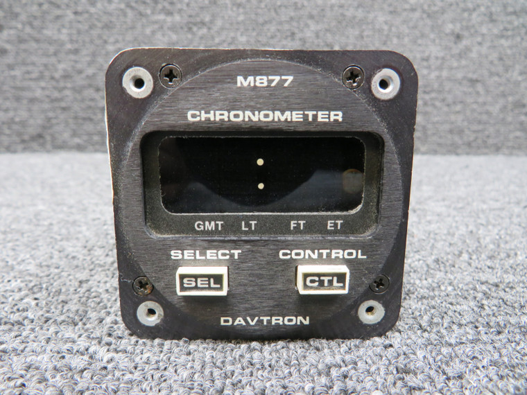 M877 Davtron Digital Clock Chronometer Indicator (28V)