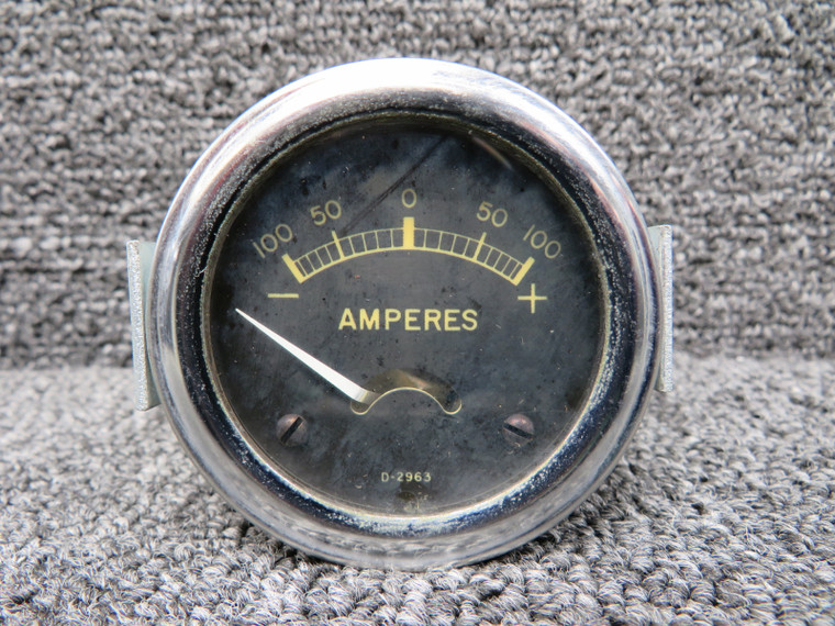 D-2963 Ammeter Indicator (Range: -100 to 100 Amps) (Loose Parts) (Core)