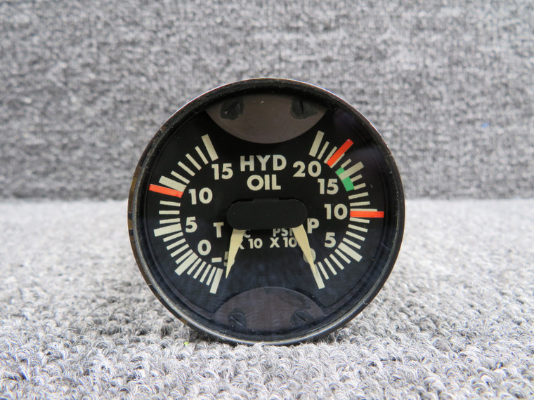 124-546 Kratos Hydraulic Oil Temperature and Pressure Indicator