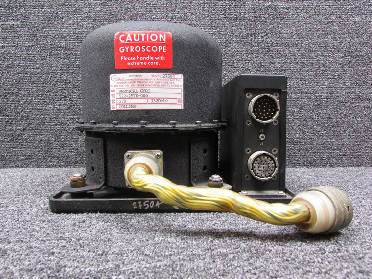 522-2576-000 Collins 332D-10 Vertical Reference Gyro