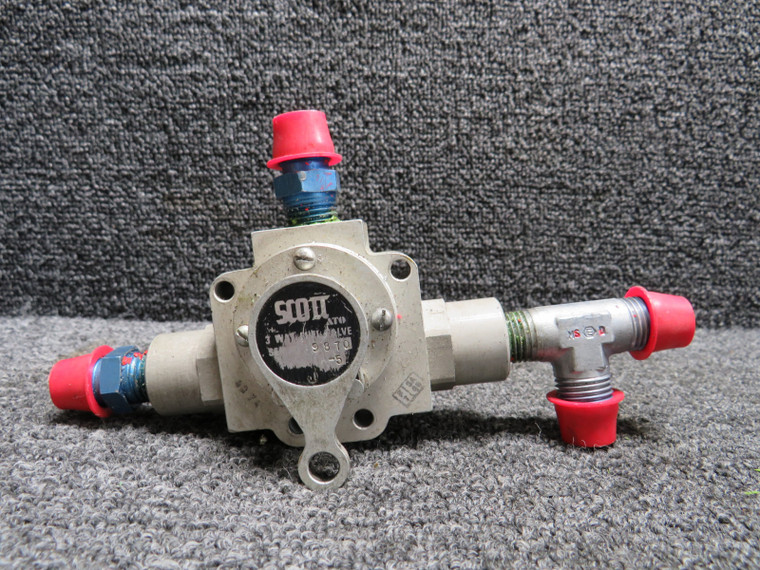 23640-5 Scott Aviation 3 Way Fuel Valve (Core)