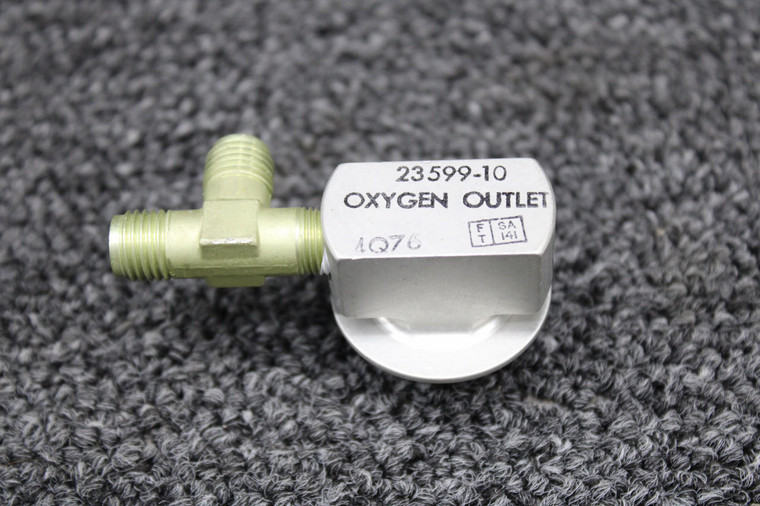 23599-10 Piper PA31-350 Oxygen Outlet with T-Fitting