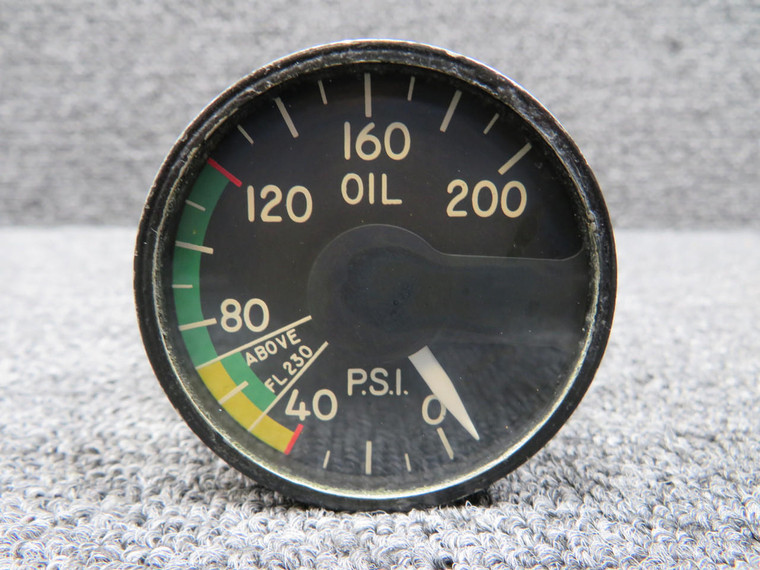 217-06251 (Alt: 27-66008-5) Edison Oil Pressure Indicator (0-200 PSI) (26V)