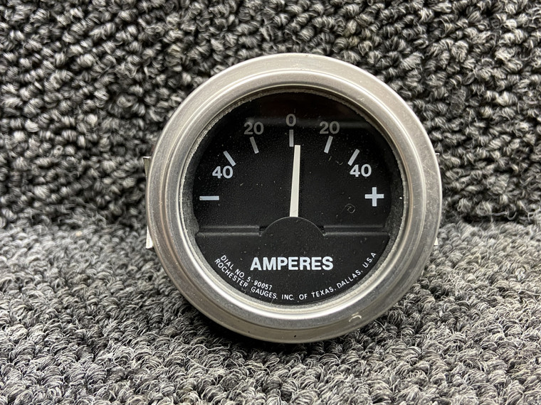 5-90057 (Alt: 23857-000) Rochester Ammeter Gauge (Range: -40 to +40)