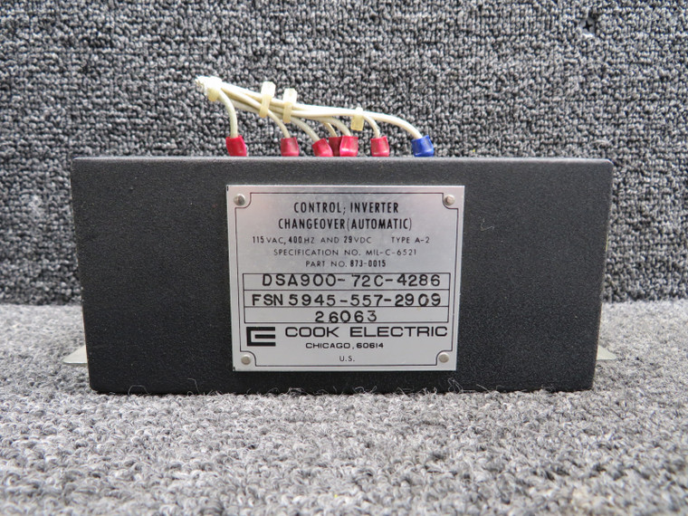 873-0015 Cook Electric Inverter Change-Over Control (29V)