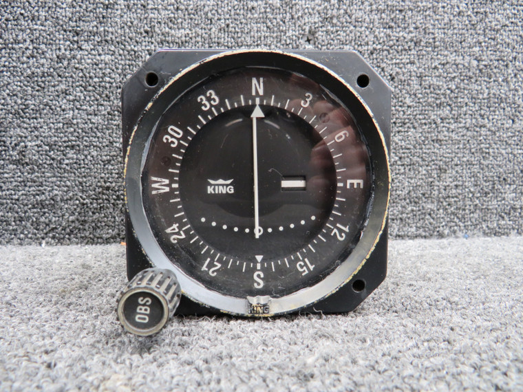 066-3039-00 King Radio KI-205 VOR-LOC Indicator (Loose Glass)