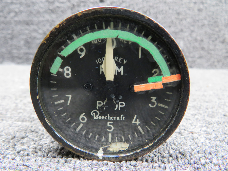 22-279-03A Garwin Propeller Tachometer Indicator (Added Indications) (Worn)