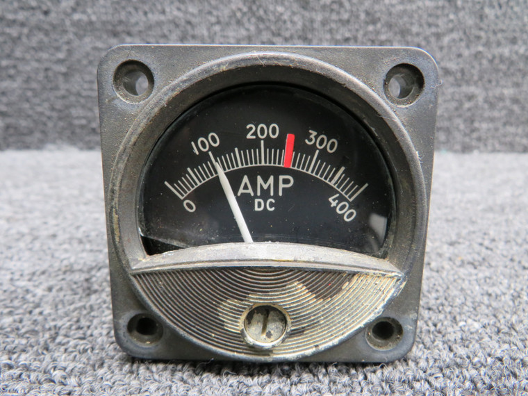 8DW53ACC237 General Electric Ammeter Indicator (Worn Face) (Loose Screen)