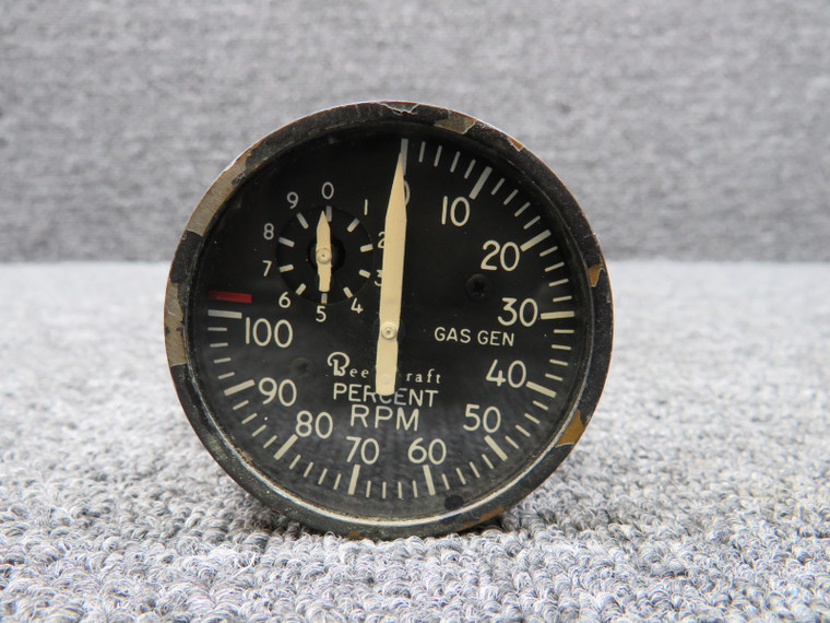 22-279-05A (Alt: 50T-380034) Garwin Tachometer Indicator (Worn Paint)