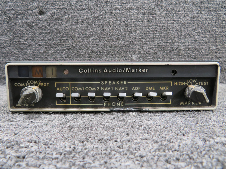 622-2087-001 Collins AMR-350 Audio Marker Panel (Chipped Face)