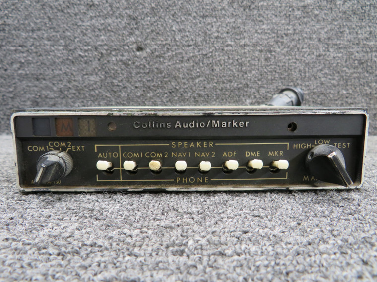 622-2087-001 Collins AMR-350 Audio Marker Panel with Tray and Connector