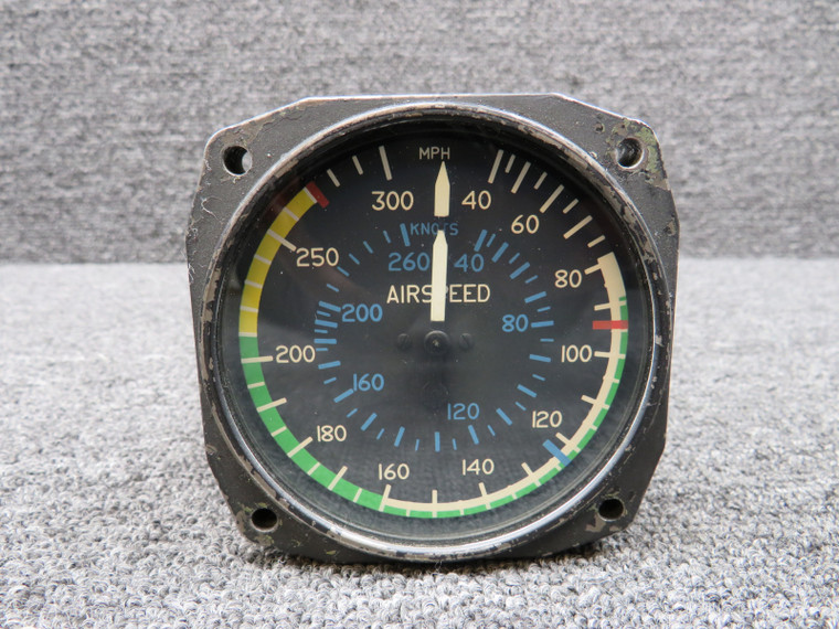 402-03 (Alt: C661040-0103) Instruments Inc. Airspeed Indicator (Worn Paint)