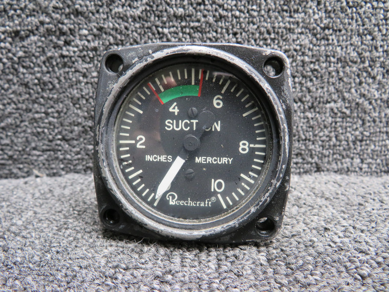 50-384042-1 Aircraft Instruments Suction Indicator (Worn)