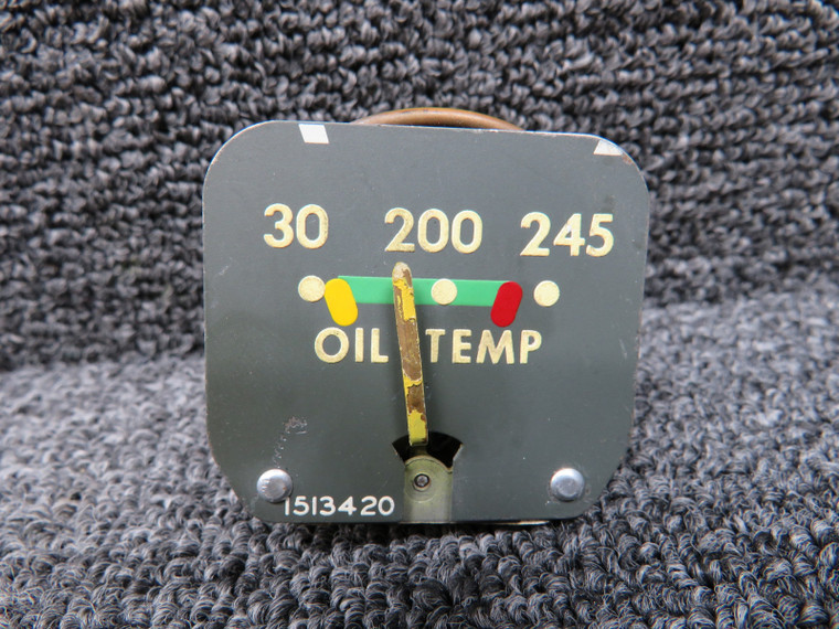 1513420 Oil Temperature Indicator (Worn Paint on Needle)