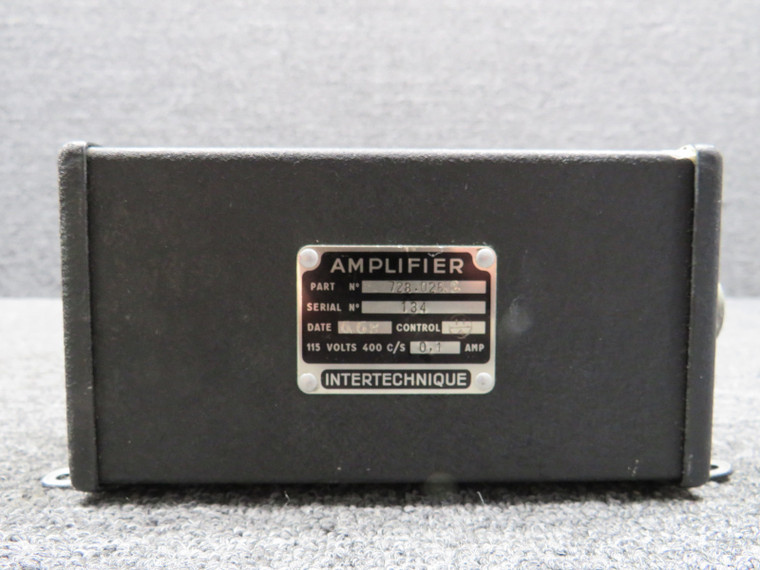 728-026-2 Intertechnique Amplifier Unit (115V)