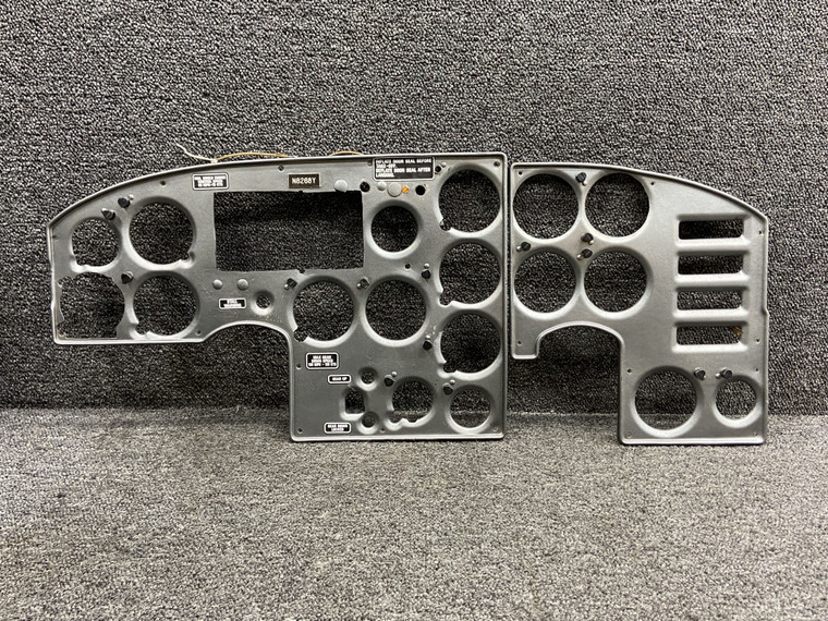 25566-000, 25575-000 Piper PA30 Instrument Panel Cover Set with Post Lights