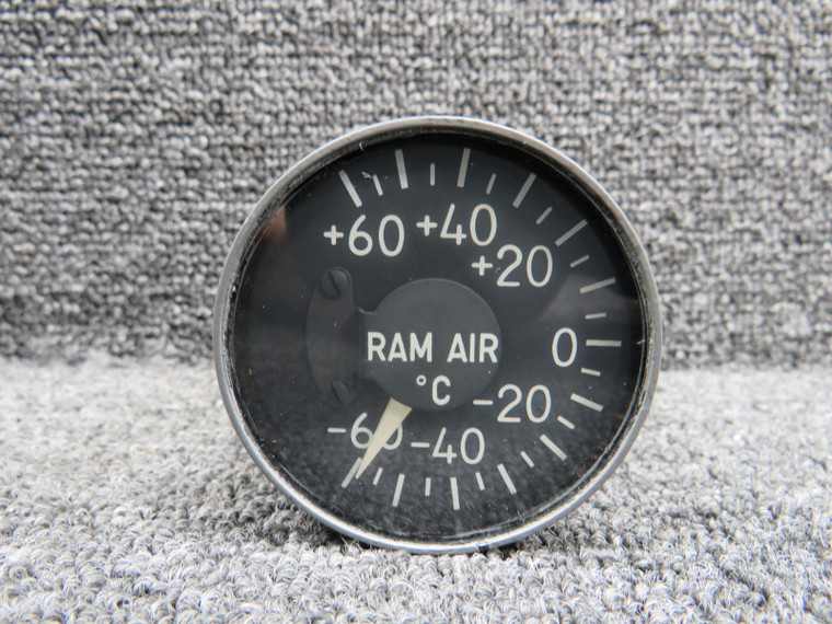 5426-213-8 Brion Leroux Ram Air Temperature Indicator w Mods (Loose Parts)
