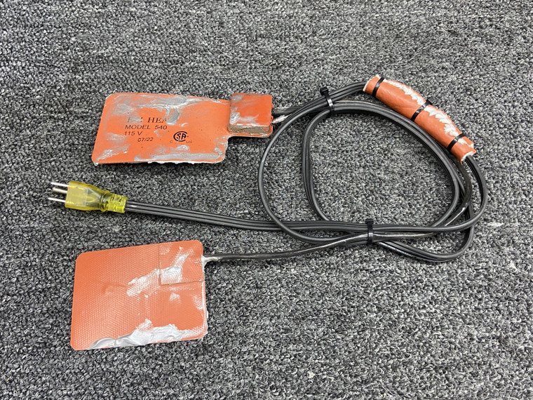 540 Lycoming O-540-E4A5 E-Z Heat Dual Oil Sump Heating Pad Set (Volts: 115)