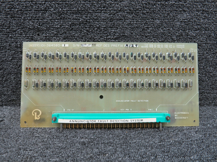 101-364580-1 Beechcraft Annunciator Fault Detection System PC Board