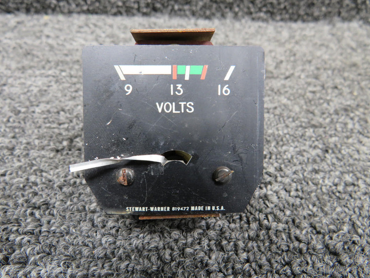 819472 Stewart-Warner Volts Indicator (Broken Needle) (Core)