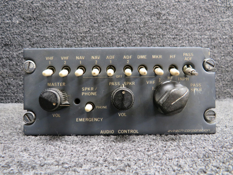 793-20 Avtech Audio Control with Mods (Missing Knobs) (Chipped Face) (28V)