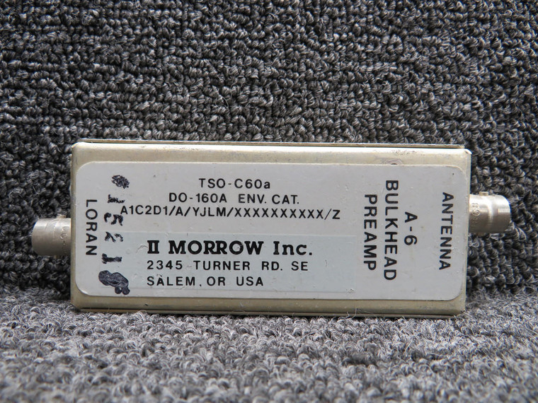 A-6 II Morrow Bulkhead Preamp Antenna Coupler