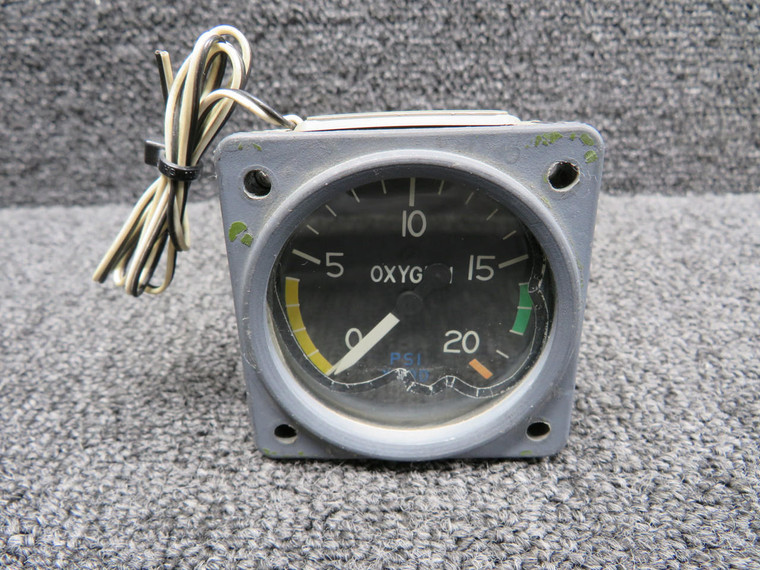 C668512-0101 Bel Aire Instruments Oxygen Pressure Indicator (Worn Seal)