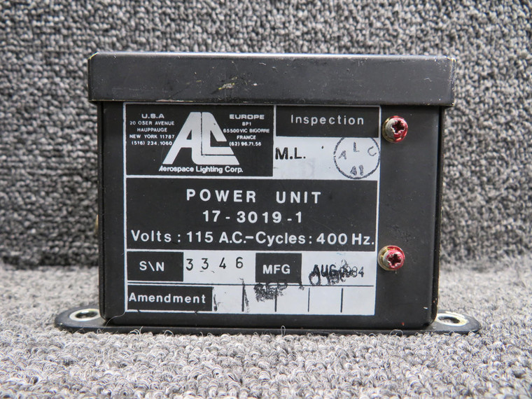 17-3019-1 Aerospace Power Unit (115V)