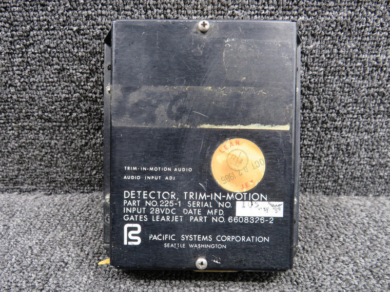 225-1 (Alt: 6608326-2) Pacific Systems Corp Trim-In-Motion Detector (28V)