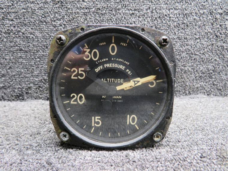906D Kollsman Dual Altimeter and Differential Pressure Indicator