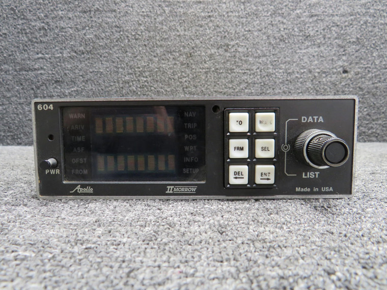 420-0005-000 II Morrow Apollo 604 Data Selector with Tray