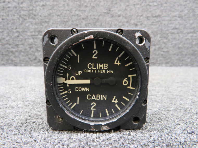 RCM60AC Aerosonic Corp. Rate of Climb Indicator (Worn Face)