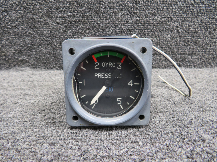 Bel-Aire Gyro Pressure Indicator, Lighted (Worn Gasket in Face)