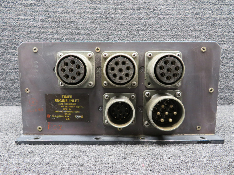6833029-501F Dynamic Controls Timer Engine Inlet