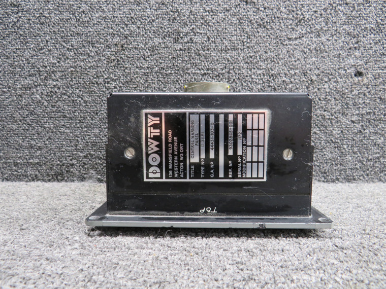 44431-103-0 Dowty D3A81 Central Warning Panel (Missing Indicator)