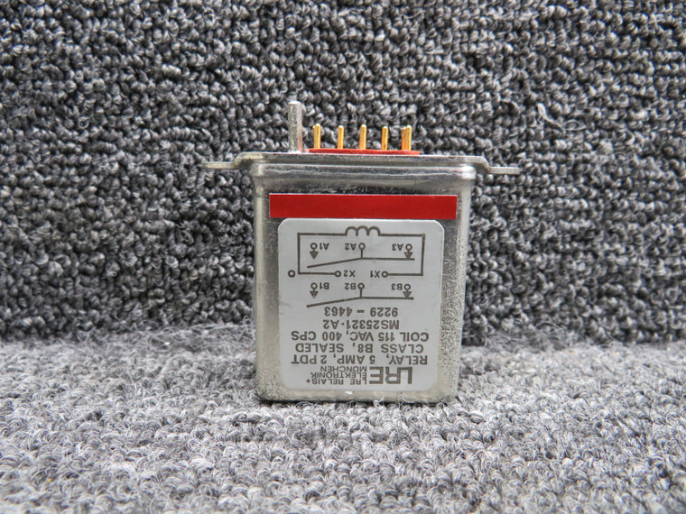 MS25321-A2 (Alt: 9229-4463) LRE Relay with Green Serviceable Tag