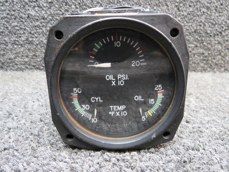 58-380084-3 Castleberry Engine Unit Gauge (Lighted)