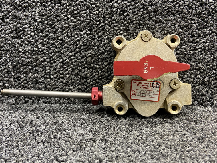 HE7001-5 Janitrol Fuel Selector Control Valve Assembly LH w Handle