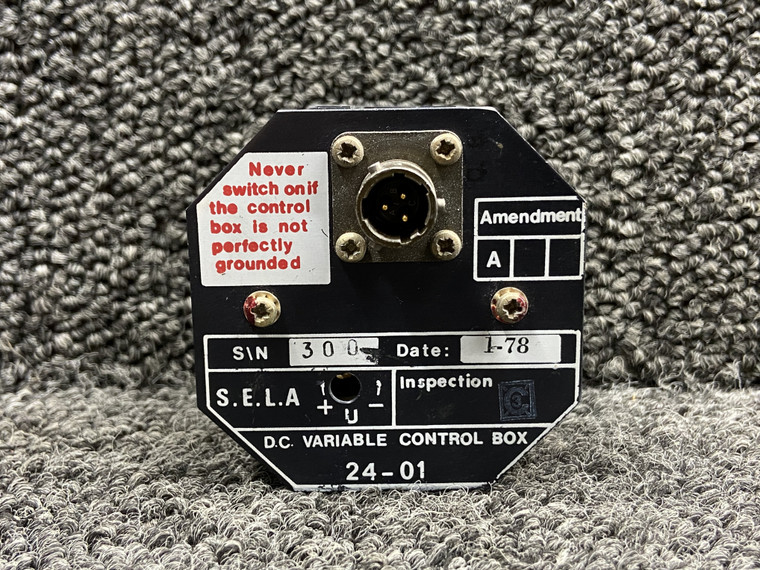 24-01 Falcon 10 Variable Control Box Assembly w Mod